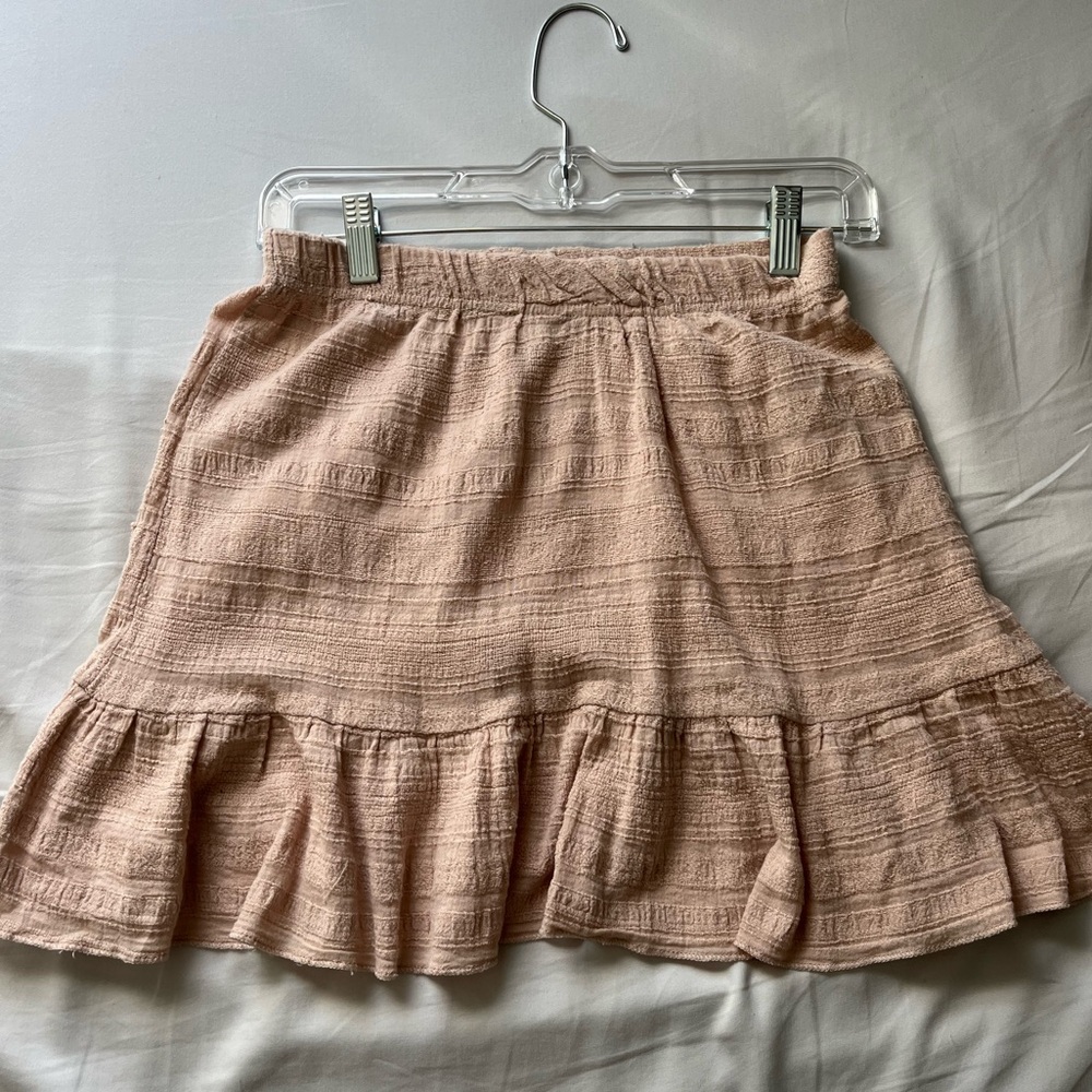 PrettyLittleThing Tan Skirt